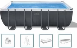 INTEX Ultra XTR Rectangular Frame Pools Piscine 549x274x132 Cm 26356NP