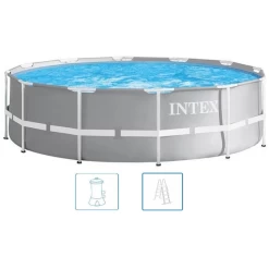 INTEX Prism Frame Pools Piscine 366 X 99 Cm Avec Filtration A Cartouche 26716GN