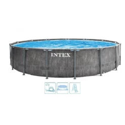 INTEX GREYWOOD PRISM FRAME PREMIUM POOLS Piscine 549 X 122 Cm 26744GN
