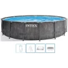 INTEX GREYWOOD PRISM FRAME PREMIUM POOLS Piscine 549 X 122 Cm 26744NP