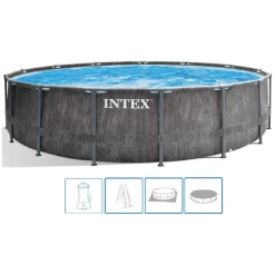 INTEX GREYWOOD PRISM FRAME PREMIUM POOLS Piscine 549 X 122 Cm 26744NP