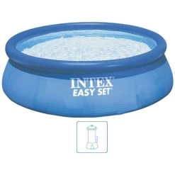 INTEX Easy Set Pool Piscine Gonflable 244 X 61 Cm Avec Filtration A Cartouche 28108GN