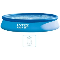 INTEX Easy Set Pool Piscine Gonflable 396 X 84 Cm Avec Filtration 28142GN