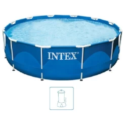 INTEX Metal Frame Pools Piscine 366 X 76 Cm Sans Filtration 28210NP