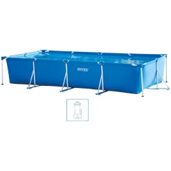 INTEX Small Frame Pools Piscine 450 X 220 X 84 Cm Avec Filtration A Cartouche 28274GN