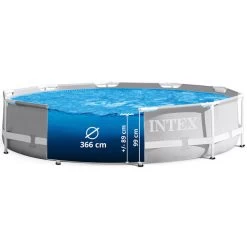 INTEX Prism Frame Pools Piscine 366 X 99 Cm Avec Filtration A Cartouche 26716GN -Bestway Boutique INTEX 6941057414324 2 800x800 1
