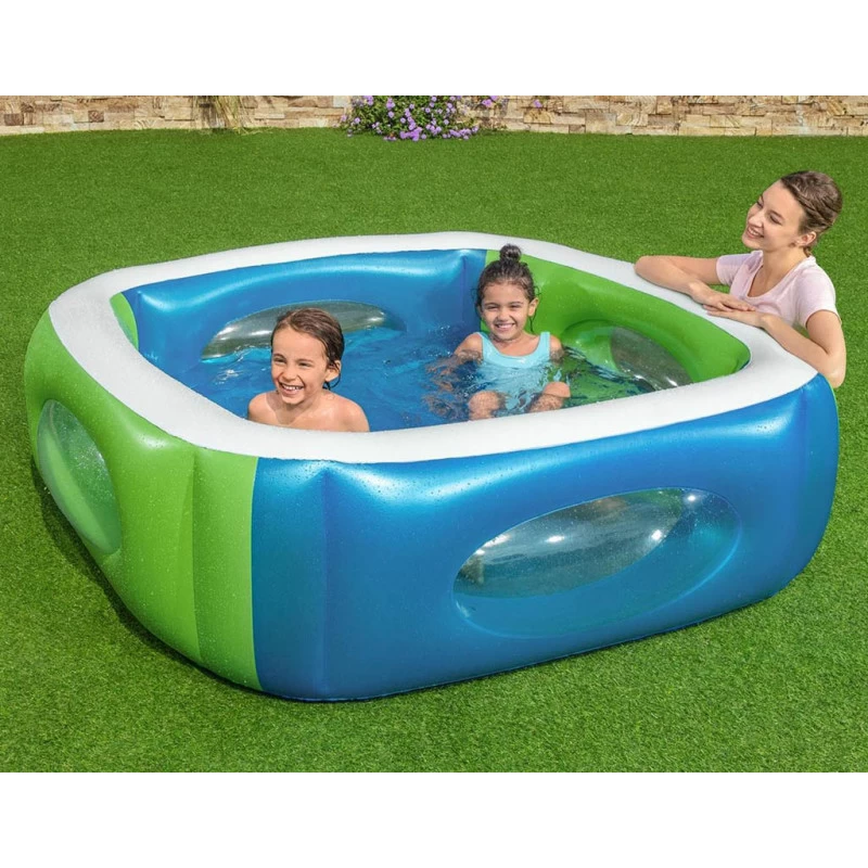 BESTWAY Carré De Piscine Avec Hublots 168 X 168 X 56 Cm 51132 6 BESTWAY Carré De Piscine Avec Hublots 168 X 168 X 56 Cm 51132 – Image 6