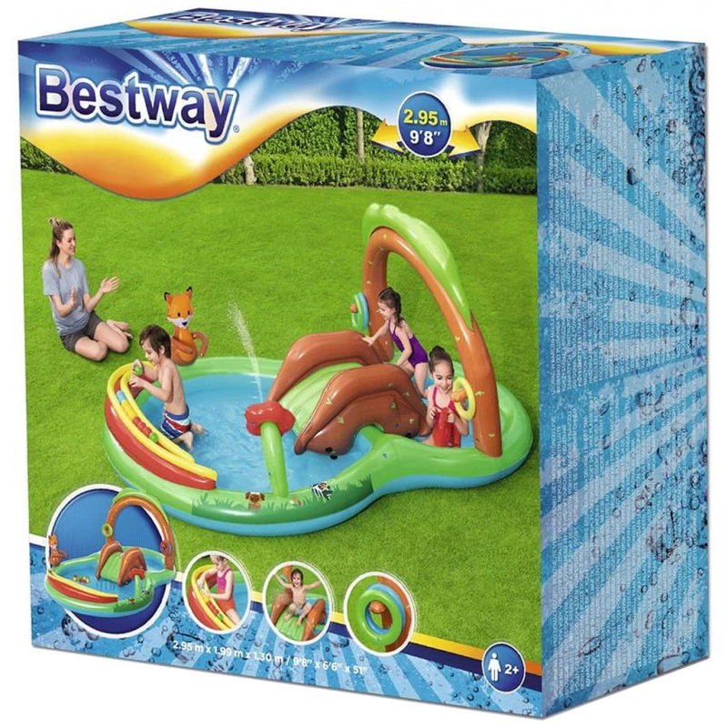 BESTWAY Aire De Jeux Avec Pataugeoire Friendly Woods 295 X 199 X 130 Cm 53093 7 BESTWAY Aire De Jeux Avec Pataugeoire Friendly Woods 295 X 199 X 130 Cm 53093 – Image 7