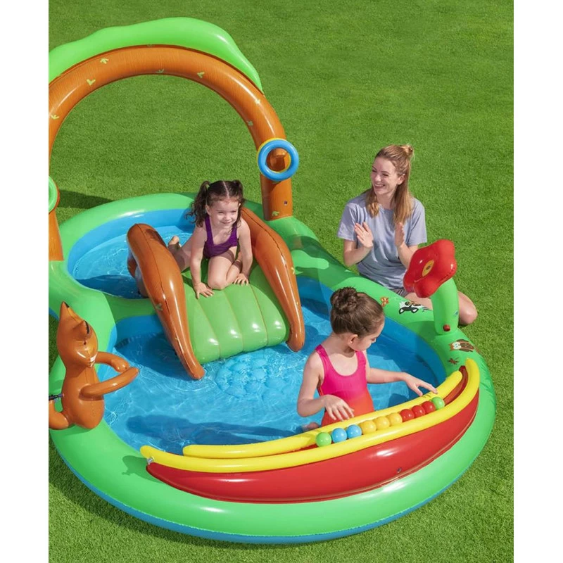 BESTWAY Aire De Jeux Avec Pataugeoire Friendly Woods 295 X 199 X 130 Cm 53093 5 BESTWAY Aire De Jeux Avec Pataugeoire Friendly Woods 295 X 199 X 130 Cm 53093 – Image 5