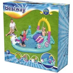 BESTWAY Unicorn Aire De Jeux Avec Pataugeoire, 274 X 198 X 137 Cm 53097 -Bestway Boutique bestway 53097 3 800x800 1