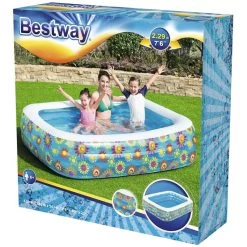 BESTWAY Family Pool Piscine Gonflable Happy Flora, 229 X 152 X 56 Cm 54120 -Bestway Boutique bestway 54120 1 800x800 1