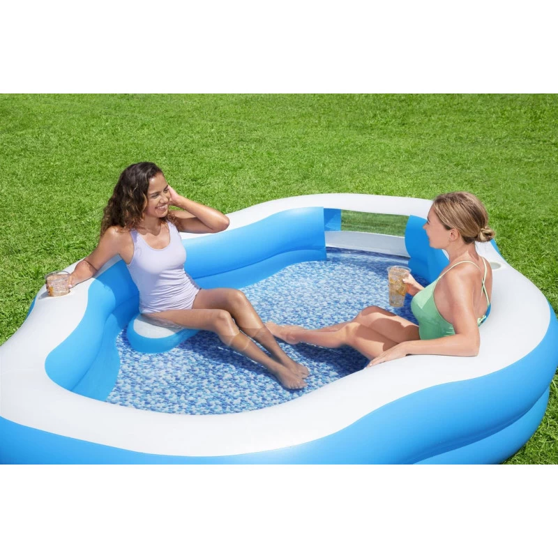 BESTWAY Splash View Piscine Familiale, 270 X 198 X 51 Cm 54409 5 BESTWAY Splash View Piscine Familiale, 270 X 198 X 51 Cm 54409 – Image 5