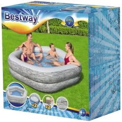 BESTWAY TruPrint Piscine Gonflable, 213 X 206 X 53 Cm 54423 -Bestway Boutique bestway 54423 1 800x800 1