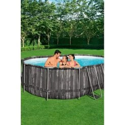 BESTWAY Power Steel Piscine Hors Sol Ovale Décor Bois, 610 X 366 X 122 Cm 5611R 9 BESTWAY Power Steel Piscine Hors Sol Ovale Décor Bois, 610 X 366 X 122 Cm 5611R -Bestway Boutique bestway 5611R 5 800x800 1