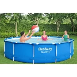 BESTWAY Steel Pro Piscine Hors Sol Ronde, 396 X 84 Cm, Avec Pompe 5612E -Bestway Boutique bestway 5612E 1 800x800 1