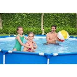 BESTWAY Steel Pro Piscine Hors Sol Ronde, 396 X 84 Cm, Avec Pompe 5612E -Bestway Boutique bestway 5612E 2 800x800 1