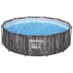 BESTWAY Steel Pro Max Piscine Hors Sol Ronde Décor Bois 366 X 100 Cm, 5614X -Bestway Boutique bestway 5614X 2 800x800 1