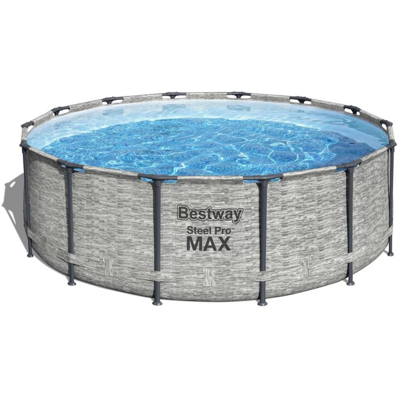 BESTWAY Steel Pro Max Piscine Hors Sol Ronde, 427 X 122 Cm 5619D 3 BESTWAY Steel Pro Max Piscine Hors Sol Ronde, 427 X 122 Cm 5619D – Image 3