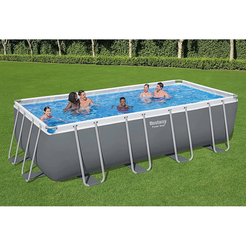 BESTWAY Power Steel Piscine Hors Sol, 549 X 274 X 132 Cm 5619Q 7 BESTWAY Power Steel Piscine Hors Sol, 549 X 274 X 132 Cm 5619Q – Image 7