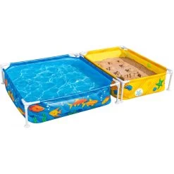 BESTWAY My First Frame Pool Avec Bac A Sable 213 X 122 X 30,5 Cm 561CF