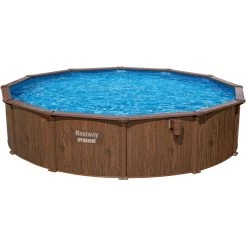 BESTWAY Hydrium Piscine Hors Sol Acier Ronde, 550 X 130 Cm 561CS