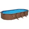 BESTWAY Hydrium Piscine Hors Sol Acier Ovale, 730 X 360 X 130 Cm 561CW