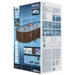 BESTWAY Hydrium Piscine Hors Sol Acier Ovale, 730 X 360 X 130 Cm 561CW 5 BESTWAY Hydrium Piscine Hors Sol Acier Ovale, 730 X 360 X 130 Cm 561CW -Bestway Boutique bestway 561CW 1 800x800 1