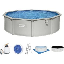 BESTWAY Hydrium Piscine Hors Sol Ronde, 460 X 120 Cm 56384