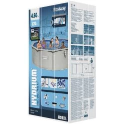 BESTWAY Hydrium Piscine Hors Sol Ronde, 460 X 120 Cm 56384 -Bestway Boutique bestway 56384 1 800x800 1