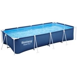 BESTWAY Steel Pro Piscine Hors Sol Rectangulaire, 400 X 211 X 81 Cm, Avec Pompe 56424 -Bestway Boutique bestway 56424 5 800x800 1