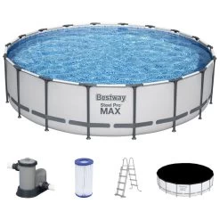 BESTWAY Steel Pro Max Piscine Hors Sol Ronde, 549 X 122 Cm 56462