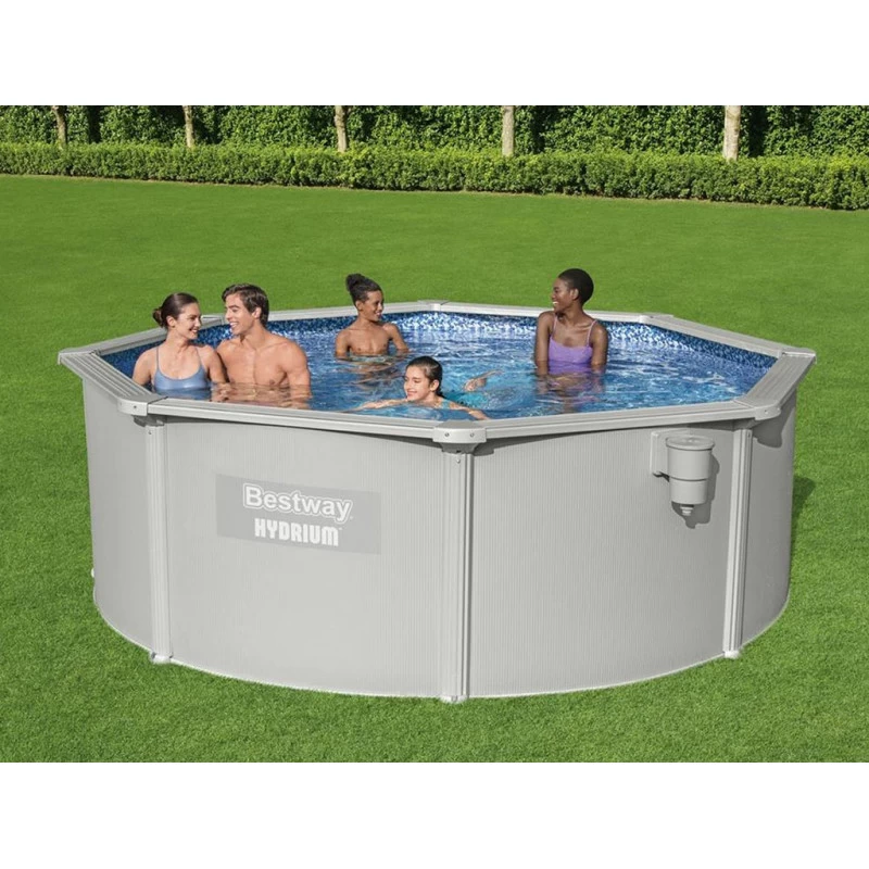 BESTWAY Hydrium Piscine Hors Sol Ronde, 360 X 120 Cm 56574 5 BESTWAY Hydrium Piscine Hors Sol Ronde, 360 X 120 Cm 56574 – Image 5