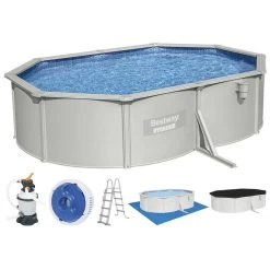 BESTWAY Hydrium Piscine Hors Sol Ovale, 500 X 360 X 120 Cm 56586