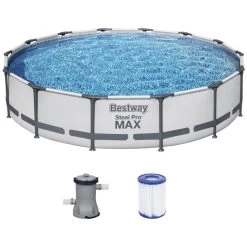 BESTWAY Steel Pro Max Piscine Hors Sol Ronde, 427 X 84 Cm 56595