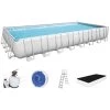 BESTWAY Power Steel Piscine Hors Sol Rectangulaire, 956 X 488 X 132 Cm 56623