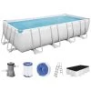 BESTWAY Power Steel Piscine Hors Sol Rectangulaire, 488 X 244 X 122 Cm 56670