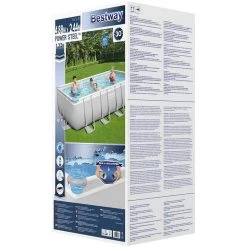 BESTWAY Power Steel Piscine Hors Sol Rectangulaire, 488 X 244 X 122 Cm 56671 -Bestway Boutique bestway 56671 1 800x800 1