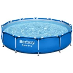 BESTWAY Steel Pro Piscine Hors Sol Ronde, 366 X 76 Cm, Avec Pompe 56681 -Bestway Boutique bestway 56681 3 800x800 1