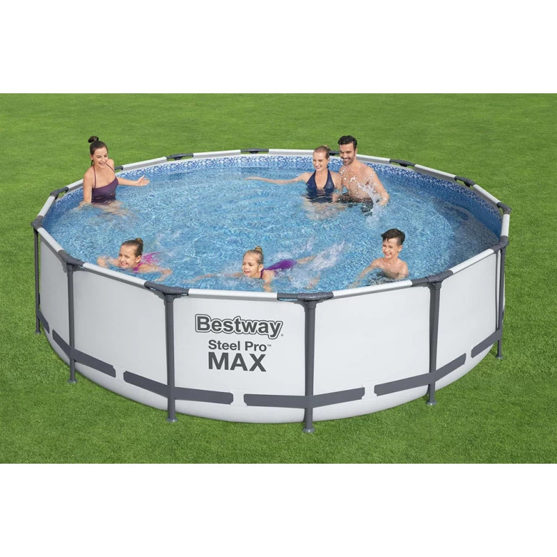 BESTWAY Steel Pro Max Piscine Hors Sol Ronde, 427 X 107 Cm 56950 8 BESTWAY Steel Pro Max Piscine Hors Sol Ronde, 427 X 107 Cm 56950 – Image 8