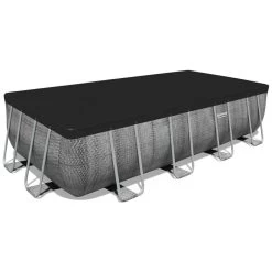 BESTWAY Power Steel Piscine Hors Sol Rectangulaire Effet Rotin, 488 X 244 X 122 Cm 56996 -Bestway Boutique bestway 56996 1 800x800 1