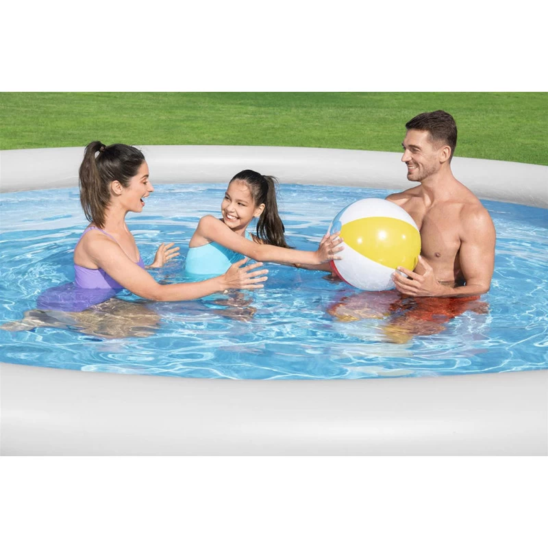 BESTWAY Fast Set Piscine Hors Sol, 457 X 84 Cm, Avec Pompe 57313 2 BESTWAY Fast Set Piscine Hors Sol, 457 X 84 Cm, Avec Pompe 57313 – Image 2