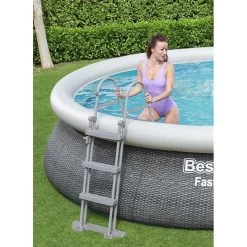BESTWAY Fast Set Piscine Hors Sol Motif Rotin Gris, 457 X 107 Cm, Avec Pompe 57372 -Bestway Boutique bestway 57372 5 800x800 1