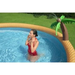 BESTWAY Fast Set Piscine Hors Sol Motif Fleurs Tropicales, 457 X 84 Cm, Avec Pompe 57416 -Bestway Boutique bestway 57416 7 800x800 1