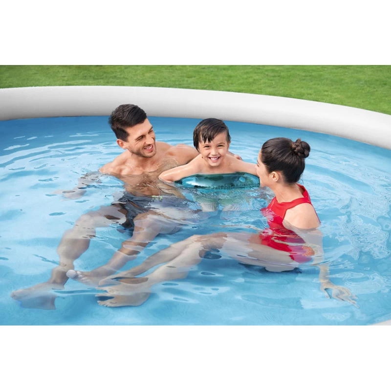 BESTWAY Fast Set Piscine Hors Sol Ronde Effet Rotin, 366 X 76 Cm 57443 2 BESTWAY Fast Set Piscine Hors Sol Ronde Effet Rotin, 366 X 76 Cm 57443 – Image 2