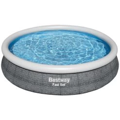 BESTWAY Fast Set Piscine Hors Sol Ronde Effet Rotin, 366 X 76 Cm, Avec Pompe 57445 14 BESTWAY Fast Set Piscine Hors Sol Ronde Effet Rotin, 366 X 76 Cm, Avec Pompe 57445 -Bestway Boutique bestway 57445 2 800x800 1