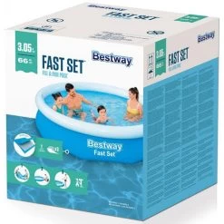 BESTWAY Fast Set Piscine Hors Sol Ronde, 305 X 66 Cm 57456 -Bestway Boutique bestway 57456 1 800x800 1