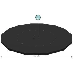 BESTWAY Couverture De Piscine 427 Cm, Noire 58248 -Bestway Boutique bestway 58248 2 800x800 1
