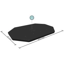 BESTWAY Couverture De Piscine 305 X 200 Cm, Noir 58424 -Bestway Boutique bestway 58424 2 800x800 1
