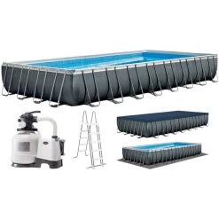INTEX ULTRA XTR RECTANGULAR FRAME POOLS SET 732 X 366 X 132 Cm 26368NP -Bestway Boutique intex 20ultra xtr 26368np 01 800x800 1