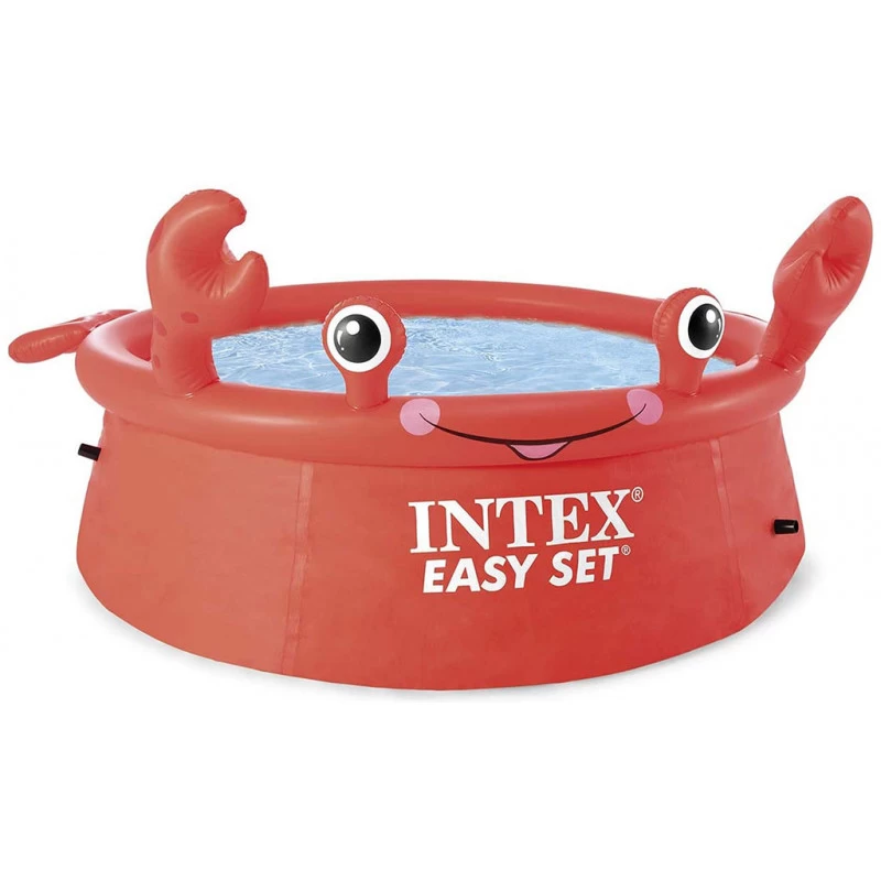 INTEX Happy Crab Easy Petite Piscine Gonflable Crabe 183 X 51 Cm 26100NP 1 INTEX Happy Crab Easy Petite Piscine Gonflable Crabe 183 X 51 Cm 26100NP